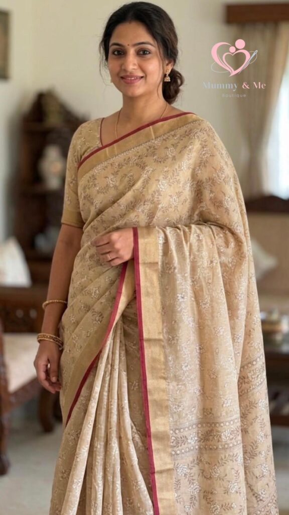 CHANDHERI COTTON SAREE
