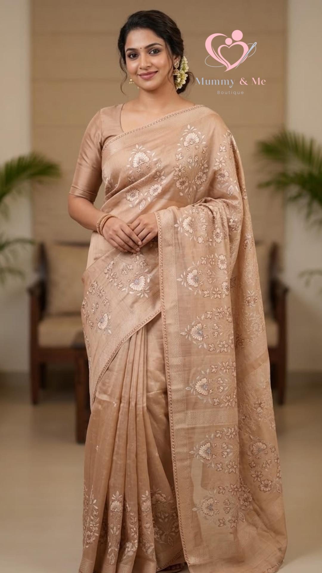 CHANDHERI COTTON SAREE