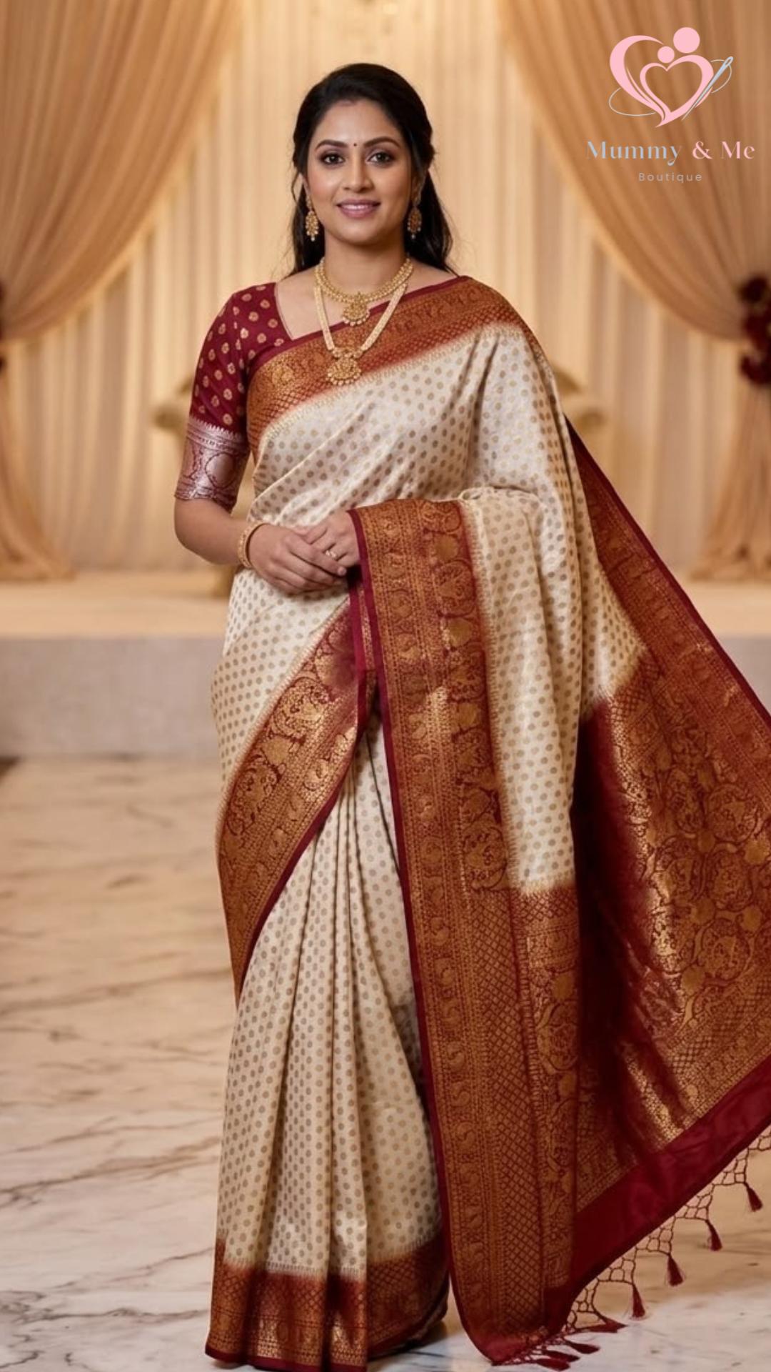 SEMI BANARASI SILK SAREE