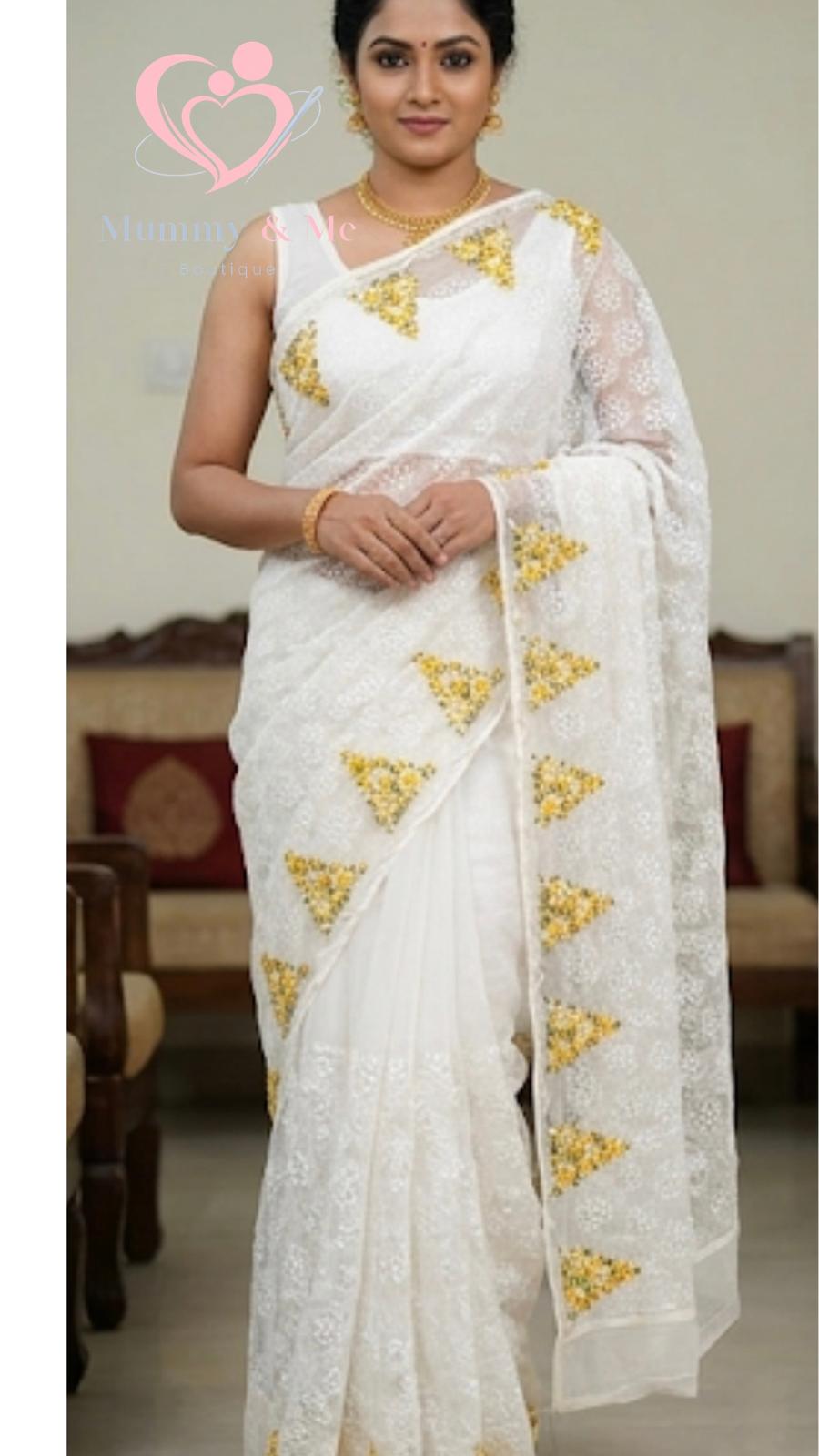 PHULKHARI SAREE (FLOWER WORK)